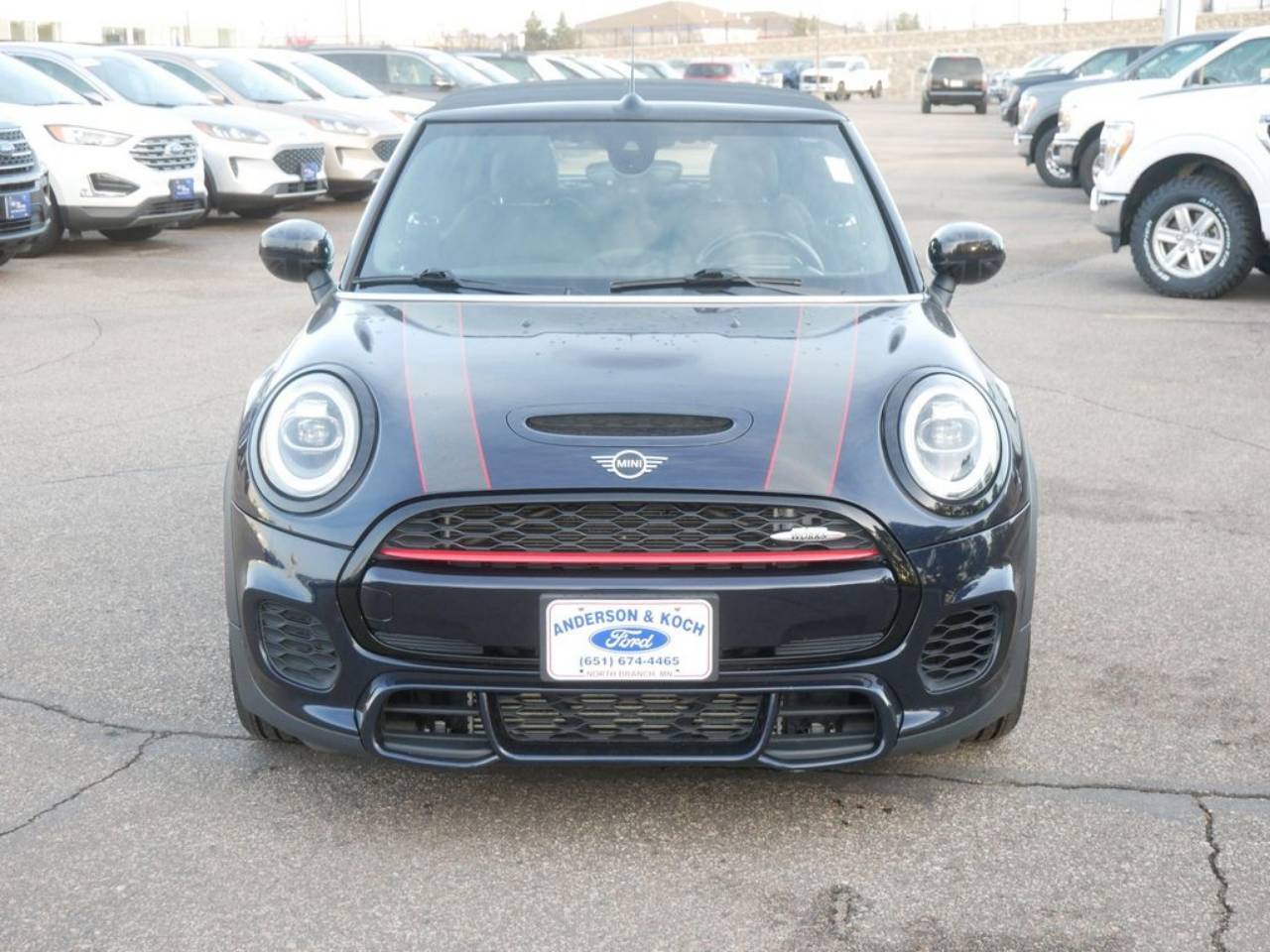 Used 2021 MINI Convertible John Cooper Works with VIN WMWWJ9C00M3M40292 for sale in North Branch, Minnesota