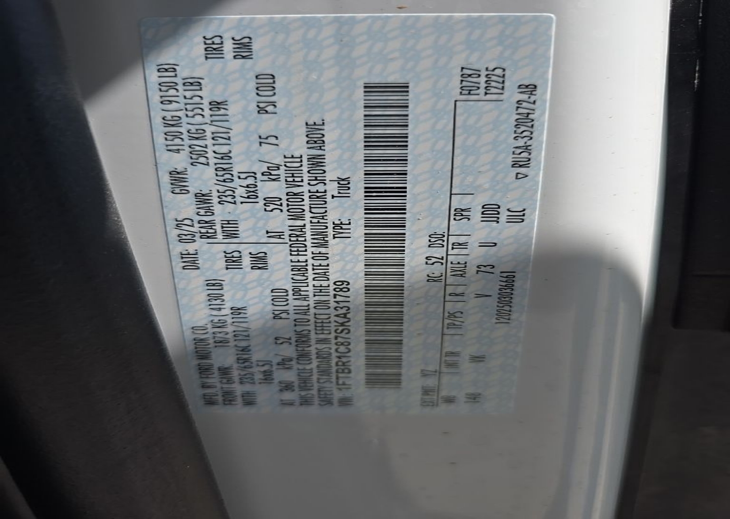 2025 Ford Transit Van Base - Photo 34