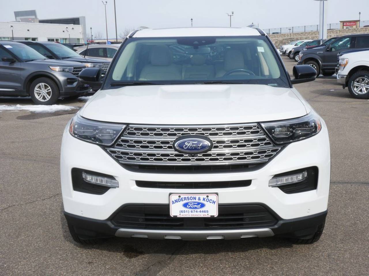 Used 2021 Ford Explorer Limited with VIN 1FMSK8FH9MGB65102 for sale in North Branch, Minnesota