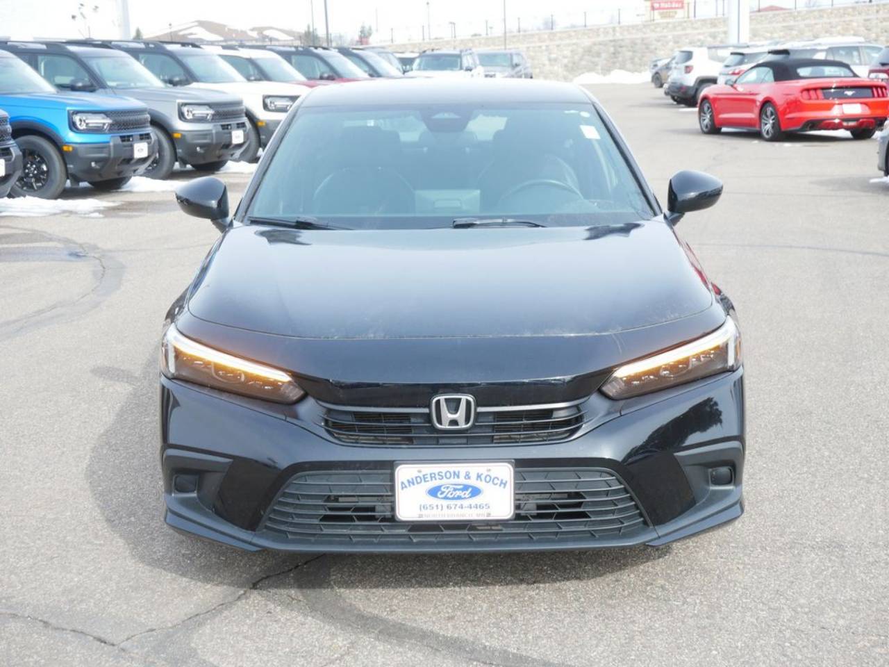 Used 2022 Honda Civic Sport with VIN 2HGFE2F52NH551335 for sale in North Branch, Minnesota
