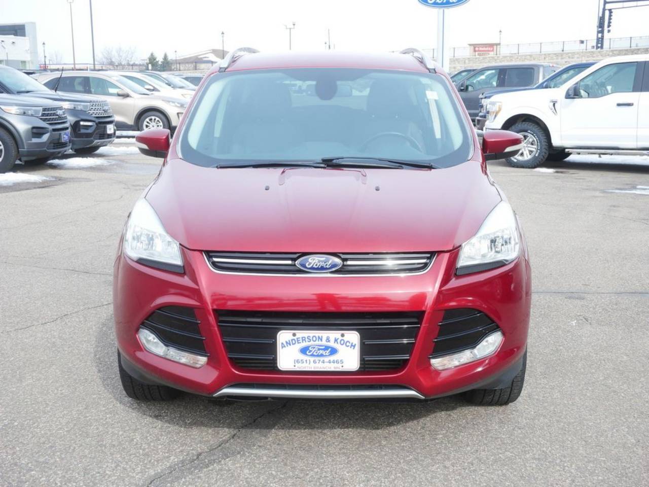 Used 2015 Ford Escape Titanium with VIN 1FMCU9J91FUC03849 for sale in North Branch, Minnesota