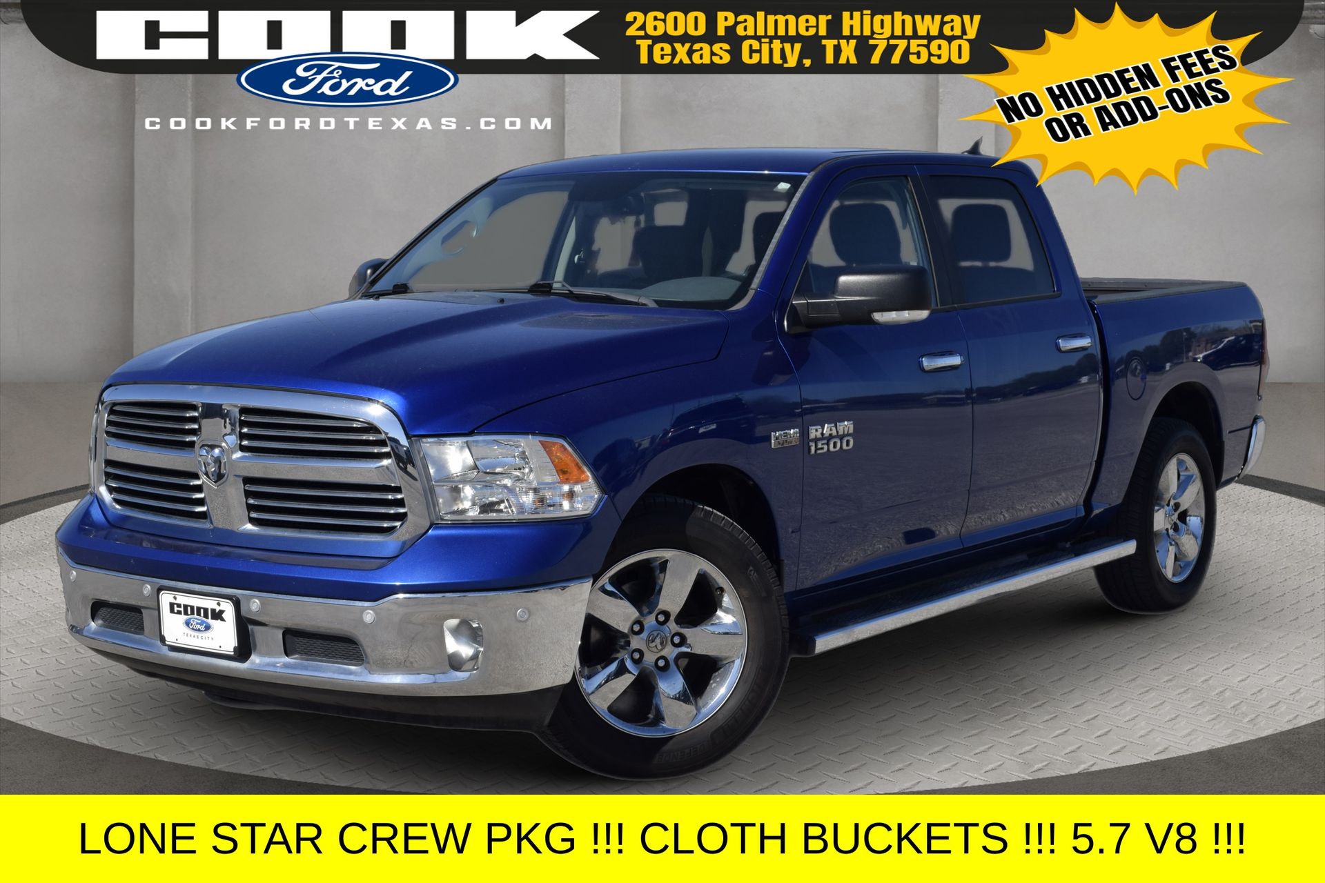 2017 RAM Ram 1500 Pickup Lone Star