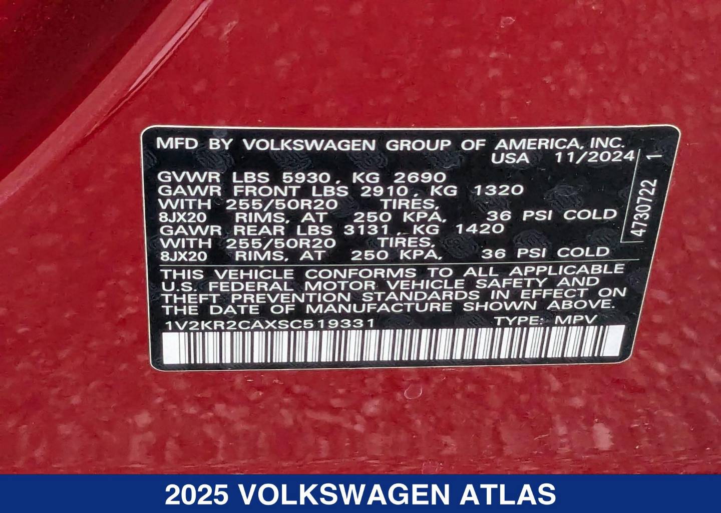 2025 Volkswagen Atlas SE w/Tech - Photo 24