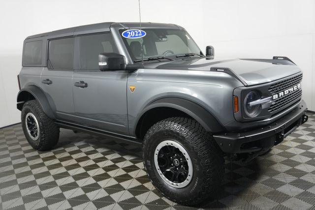 Certified 2022 Ford Bronco 4-Door Badlands with VIN 1FMEE5DP3NLB56658 for sale in Kansas City