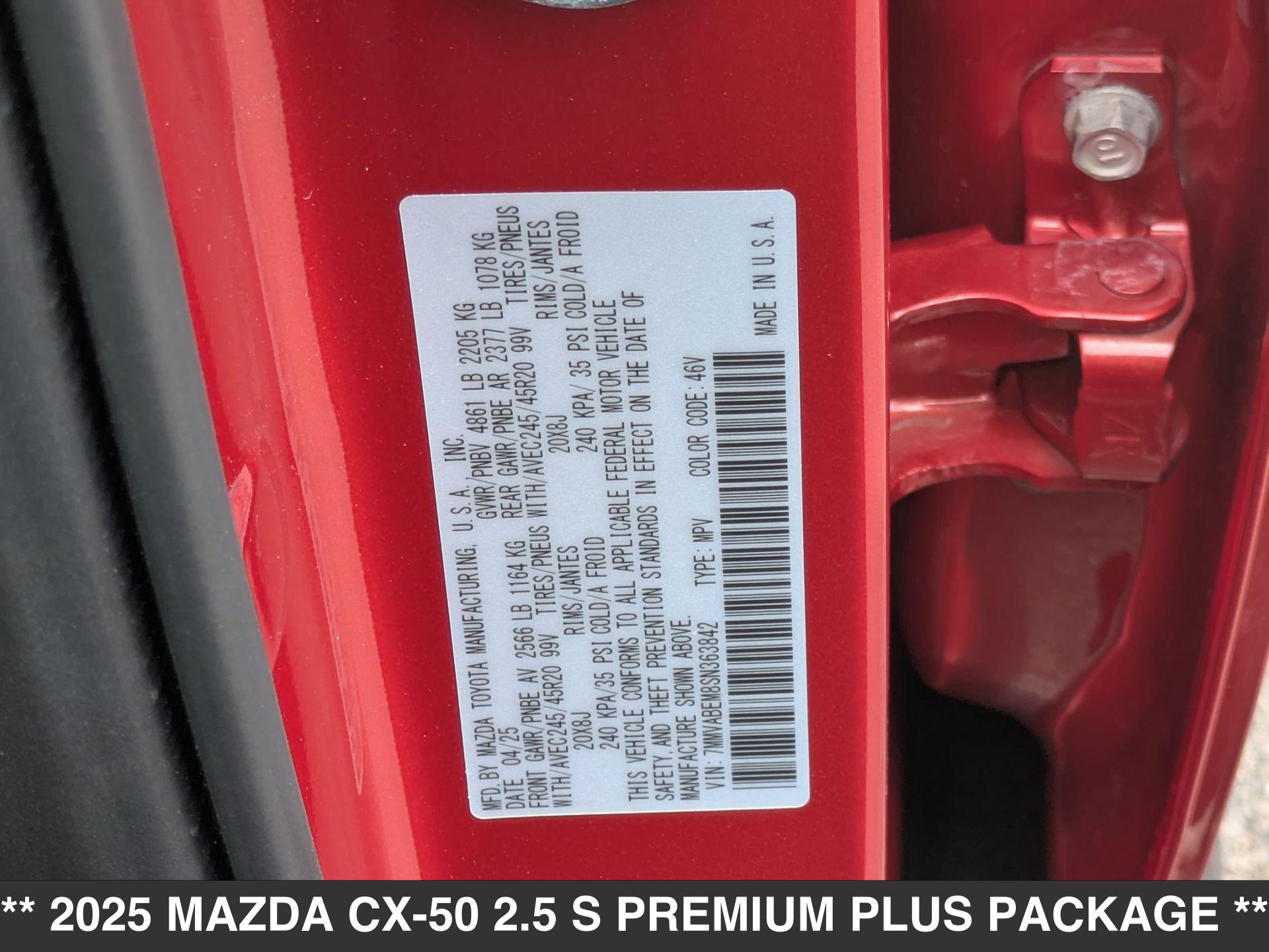 2025 Mazda CX-50 Premium Plus - Photo 15