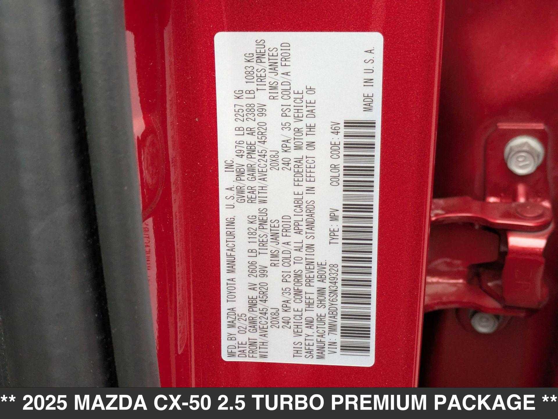 2025 Mazda CX-50 Premium - Photo 15