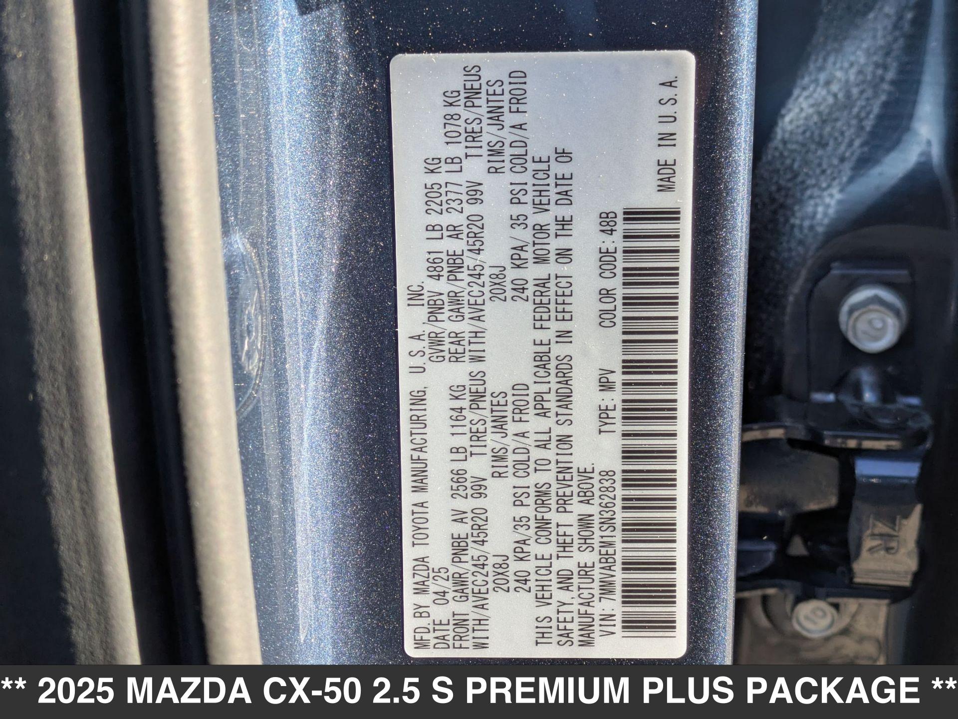 2025 Mazda CX-50 Premium Plus - Photo 15