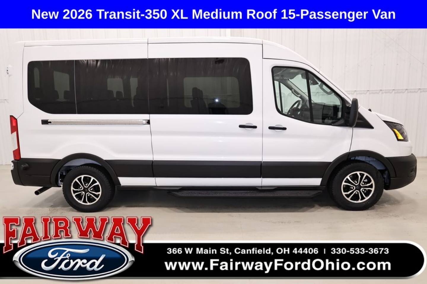 2026 Ford Transit 350 XL Med Roof Sliding Pass. 148's photo