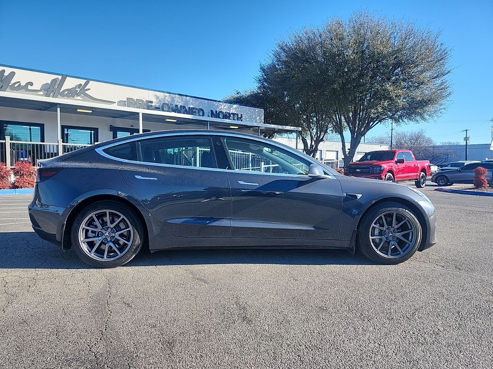 Used 2020 Tesla Model 3 Base with VIN 5YJ3E1ECXLF586249 for sale in San Antonio, TX