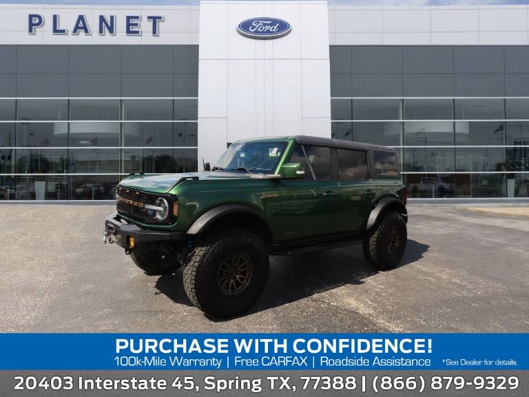 2022 Ford Bronco Wildtrak 4 Door Advanced 4X4