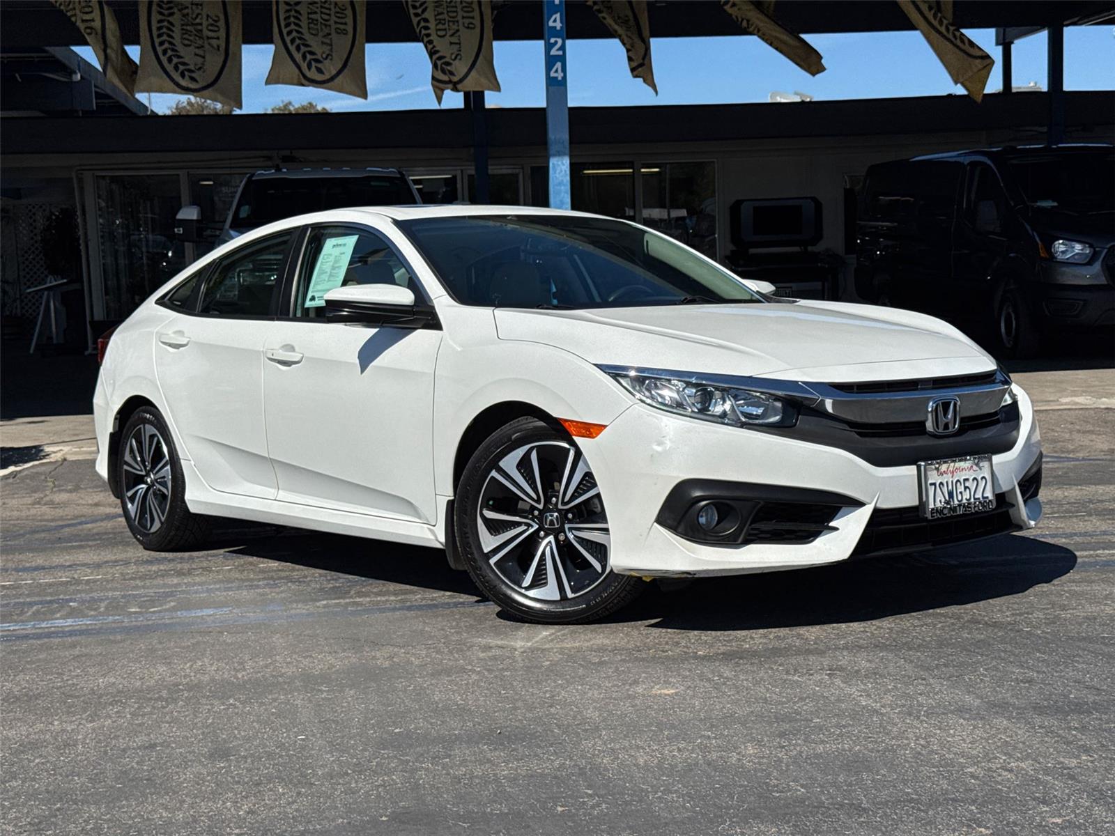 Used 2016 Honda Civic EX-L with VIN 2HGFC1F72GH642500 for sale in Encinitas, CA