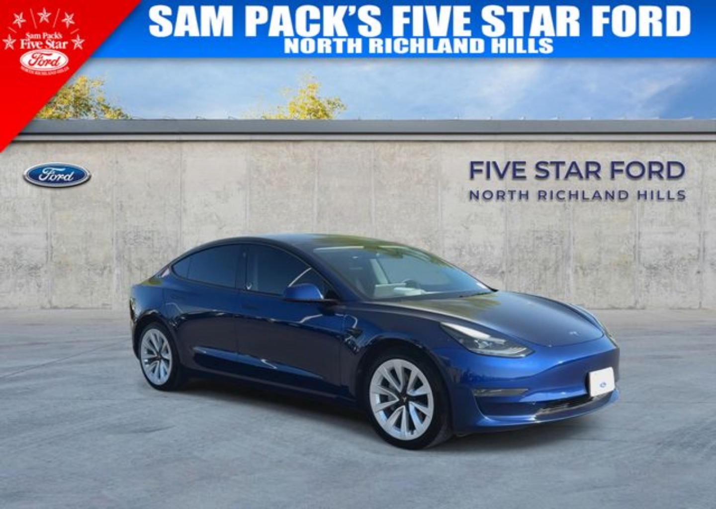 Used 2023 Tesla Model 3 Base with VIN 5YJ3E1EA3PF574089 for sale in North Richland Hills, TX