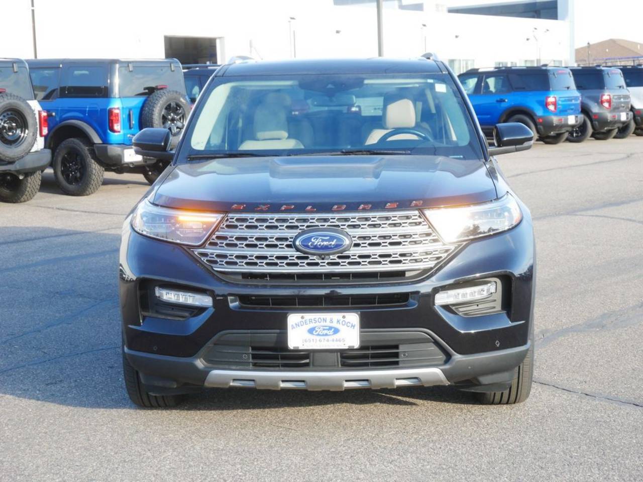 Used 2021 Ford Explorer Limited with VIN 1FMSK8FH2MGA16305 for sale in North Branch, Minnesota