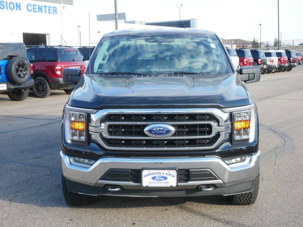 Used 2021 Ford F-150 XLT with VIN 1FTFW1E57MFC80781 for sale in North Branch, Minnesota