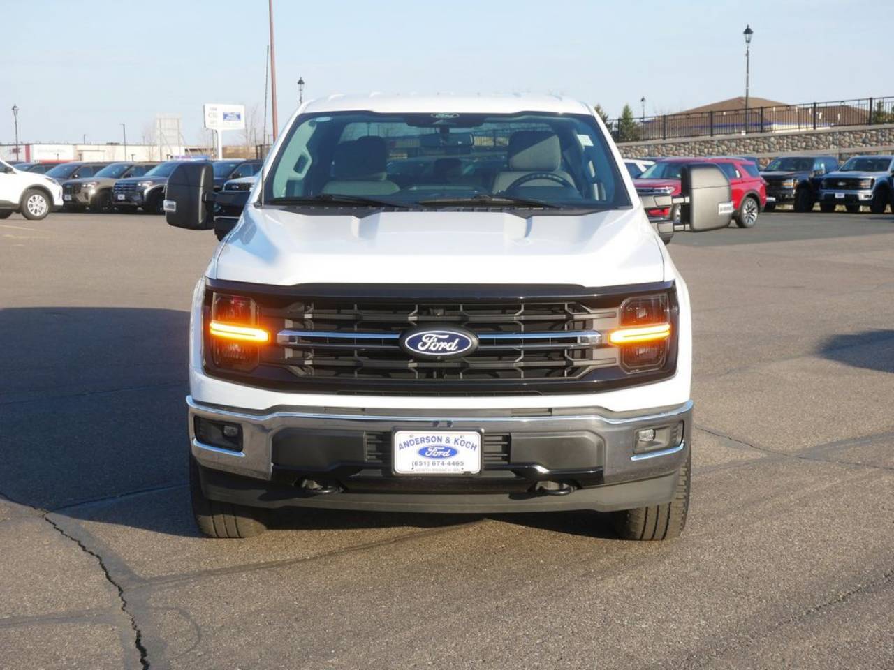 Used 2024 Ford F-150 XLT with VIN 1FTFW3L55RKD46340 for sale in North Branch, Minnesota