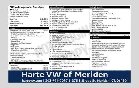 2022 Volkswagen Atlas Cross Sport 2.0T SEL