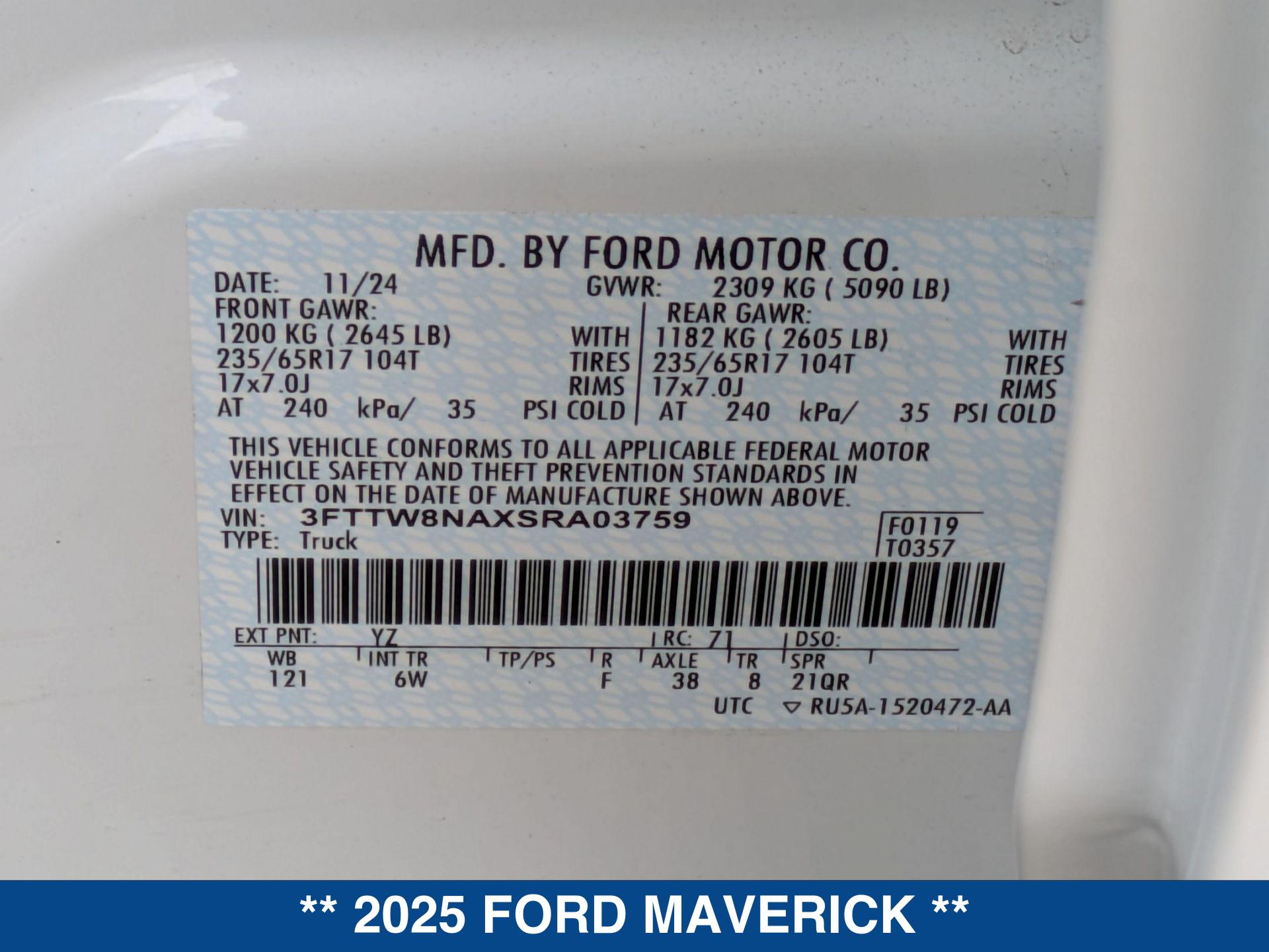 2025 Ford Maverick Tremor - Photo 26