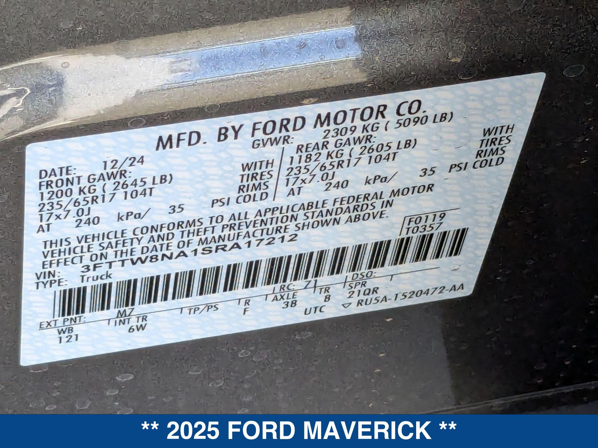 2025 Ford Maverick Tremor - Photo 25