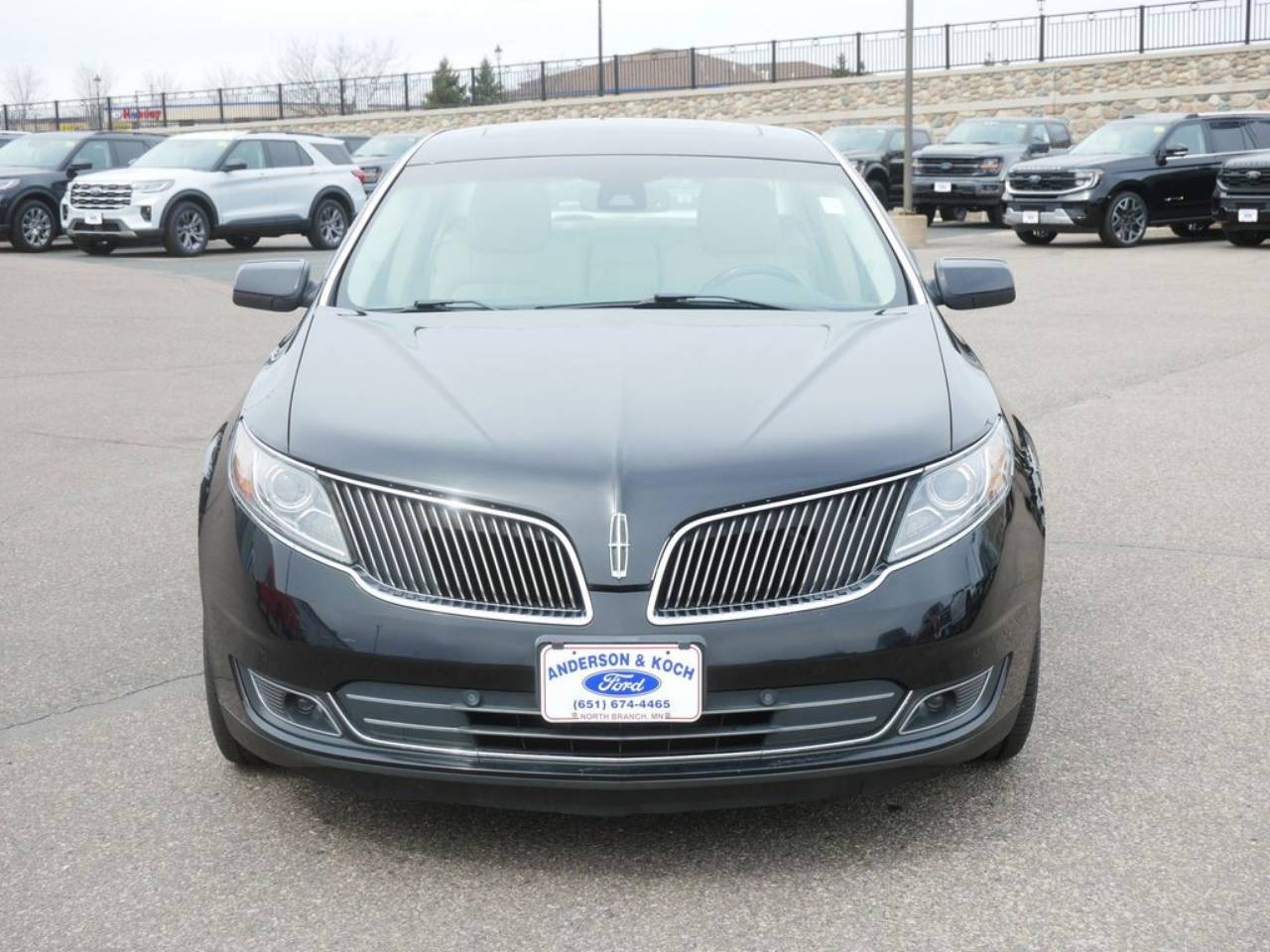 Used 2013 Lincoln MKS Base with VIN 1LNHL9FT4DG614185 for sale in North Branch, Minnesota
