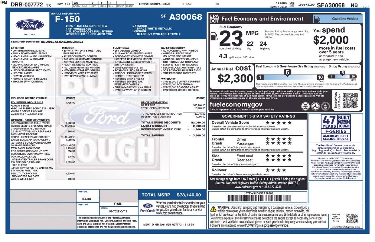 2025 Ford F-150 Lariat - Photo 7