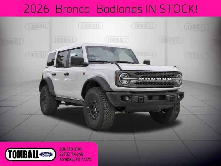 2026 Ford Bronco Badlands
