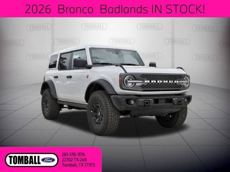 2026 Ford Bronco Badlands
