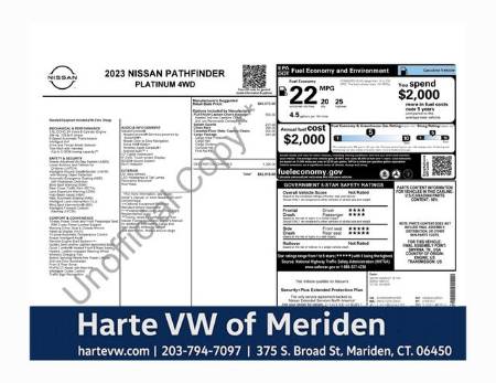 2023 Nissan Pathfinder Platinum