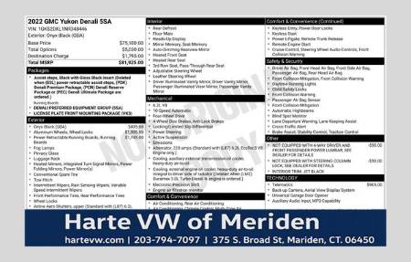 2022 GMC Yukon Denali