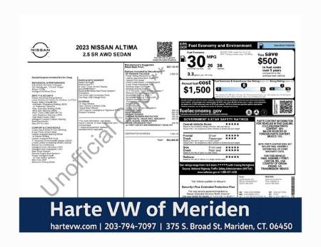 2023 Nissan Altima 2.5 SR