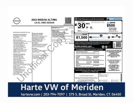 2023 Nissan Altima 2.5 SL