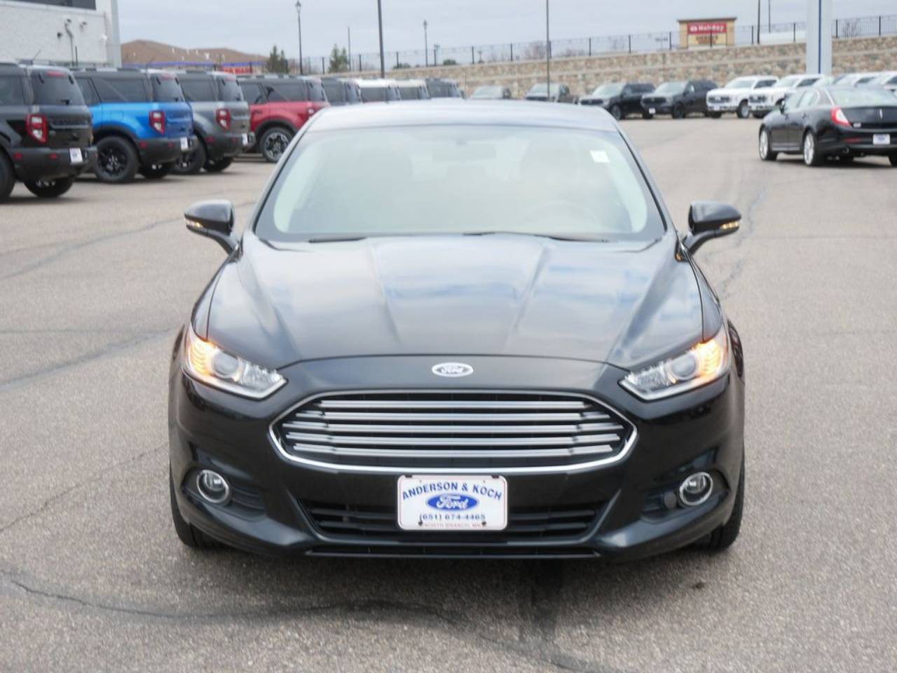 Used 2014 Ford Fusion SE with VIN 1FA6P0H79E5358687 for sale in North Branch, Minnesota