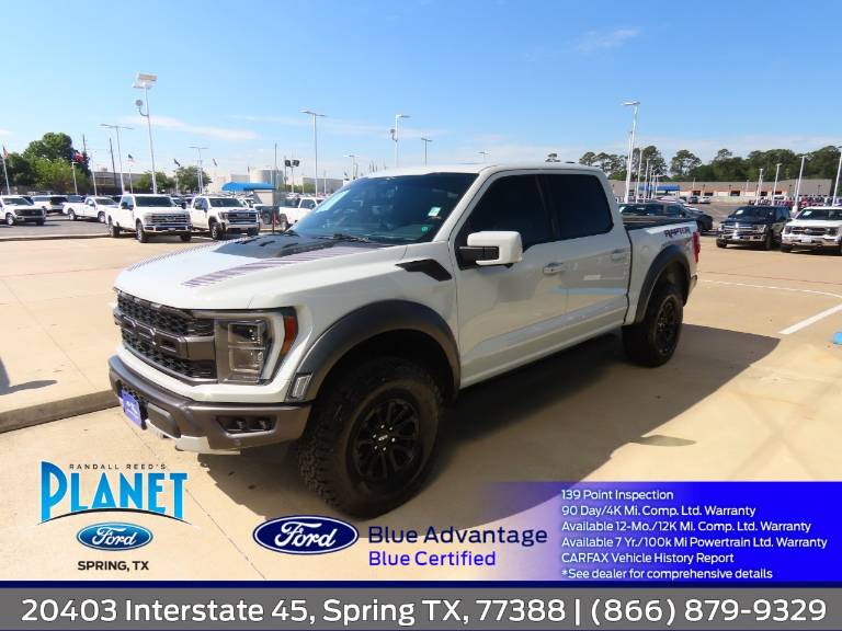 2023 Ford F-150 Raptor 4WD SuperCrew 5.5' Box