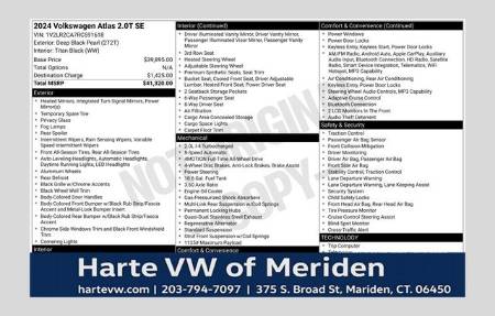 2024 Volkswagen Atlas 2.0T SE