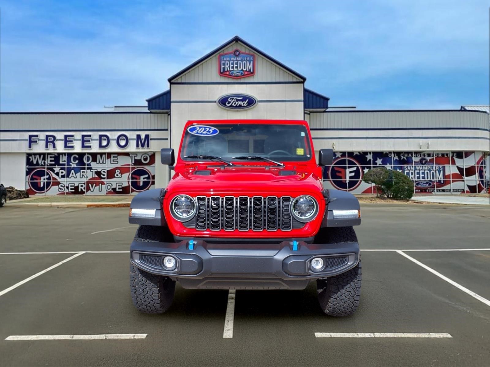 Used 2025 Jeep Wrangler 4xe Rubicon 4XE with VIN 1C4RJXR6XSW580362 for sale in McAlester, OK