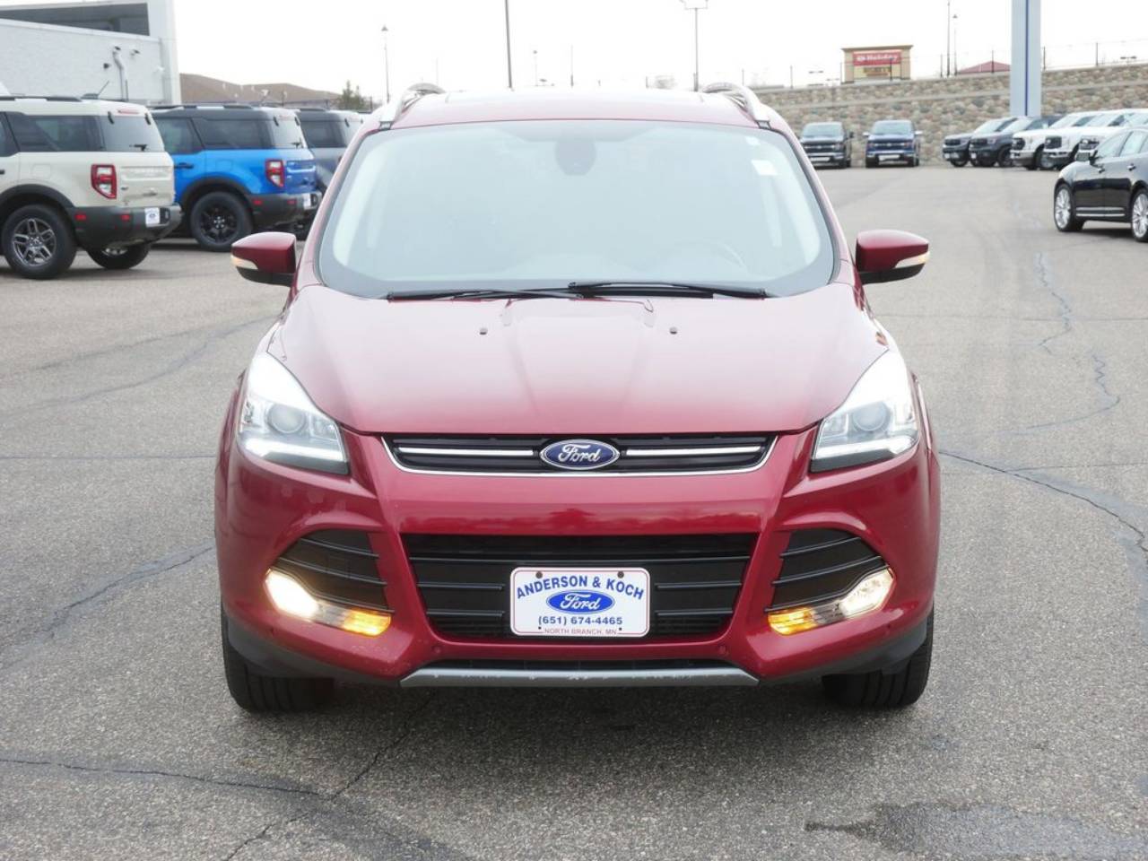 Used 2014 Ford Escape Titanium with VIN 1FMCU9J90EUD89740 for sale in North Branch, Minnesota