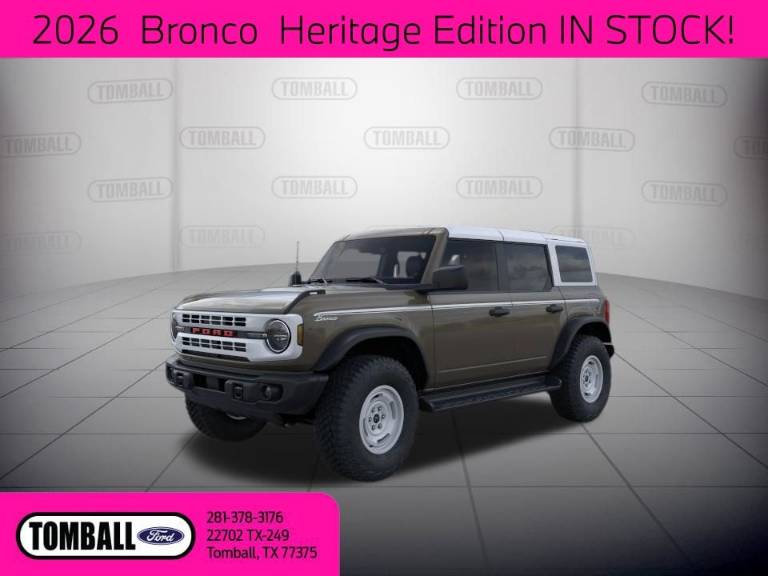 2026 Ford Bronco Heritage Edition