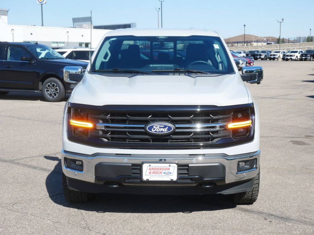 Used 2024 Ford F-150 XLT with VIN 1FTFW3L52RKD86598 for sale in North Branch, Minnesota