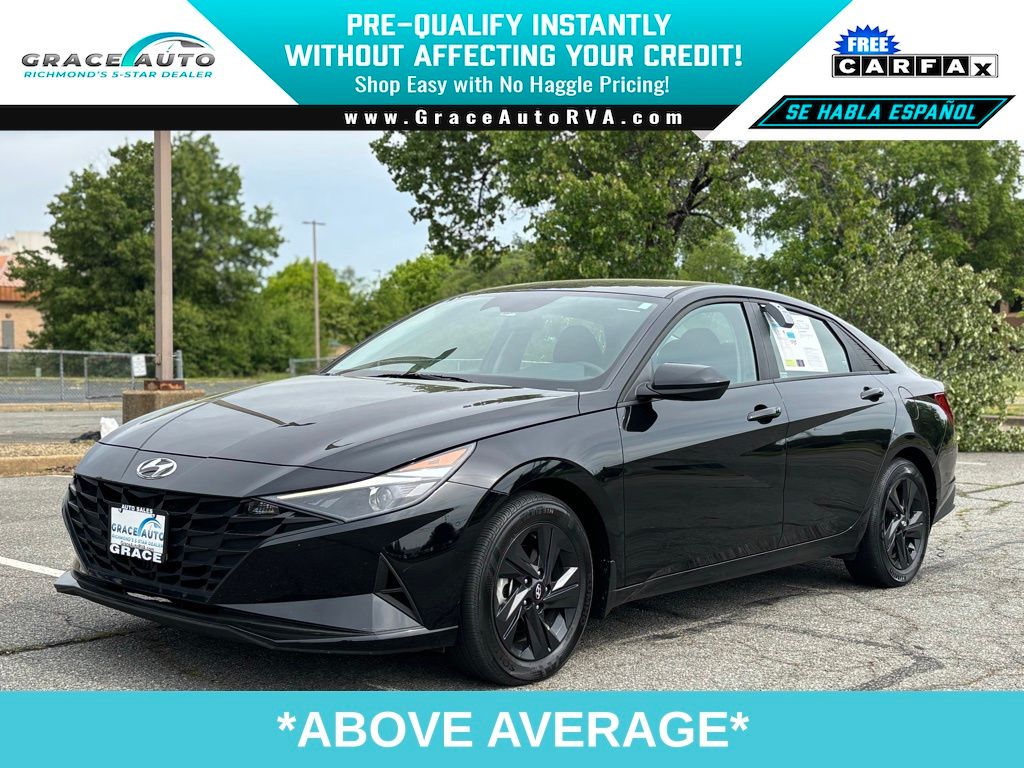 Used 2023 Hyundai Elantra Hybrid Blue