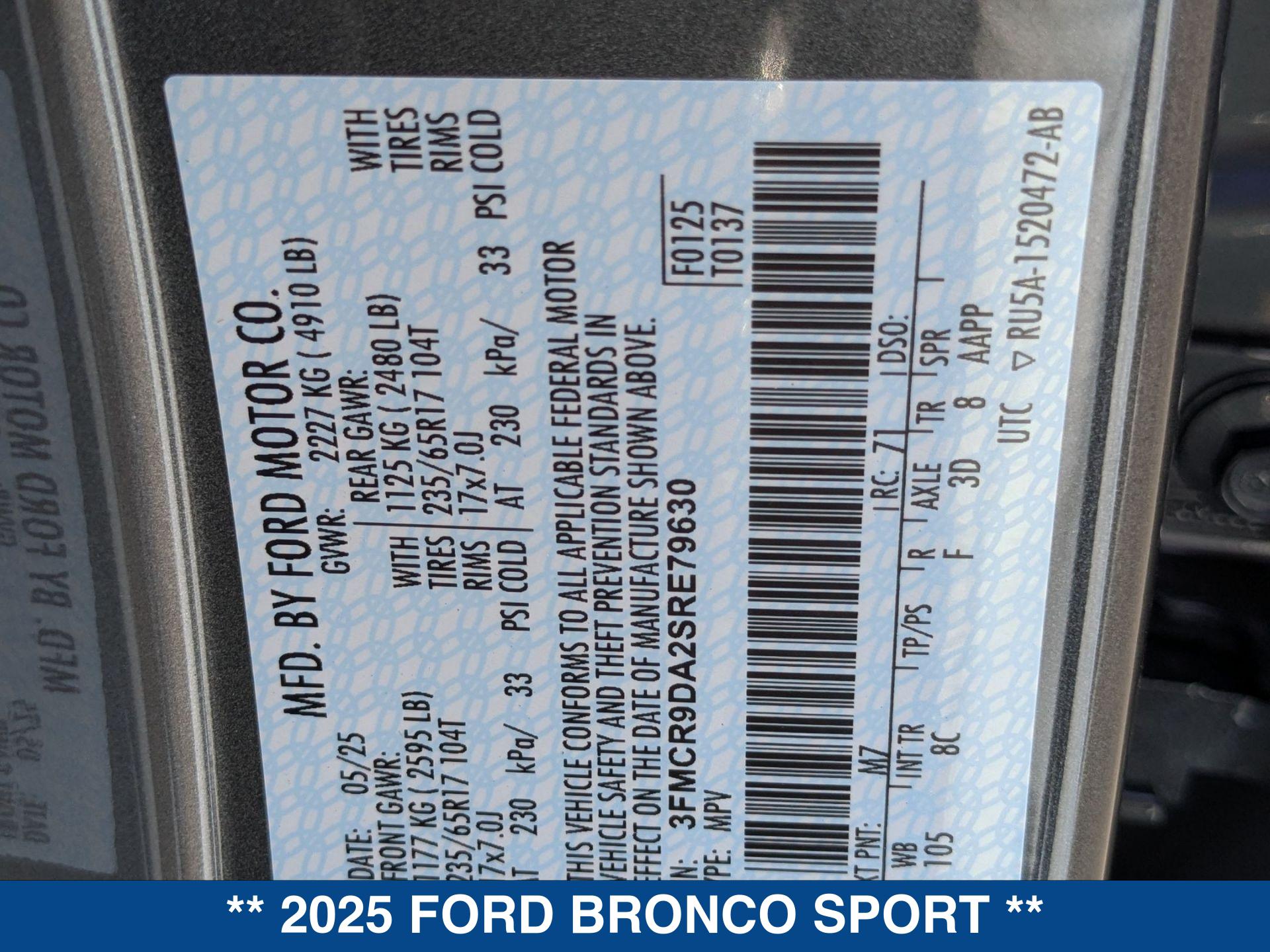 2025 Ford Bronco Sport Badlands - Photo 19