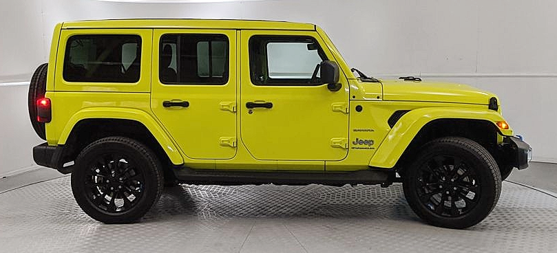 Certified 2023 Jeep Wrangler 4xe Sahara 4XE with VIN 1C4JJXP69PW554665 for sale in Albuquerque, NM