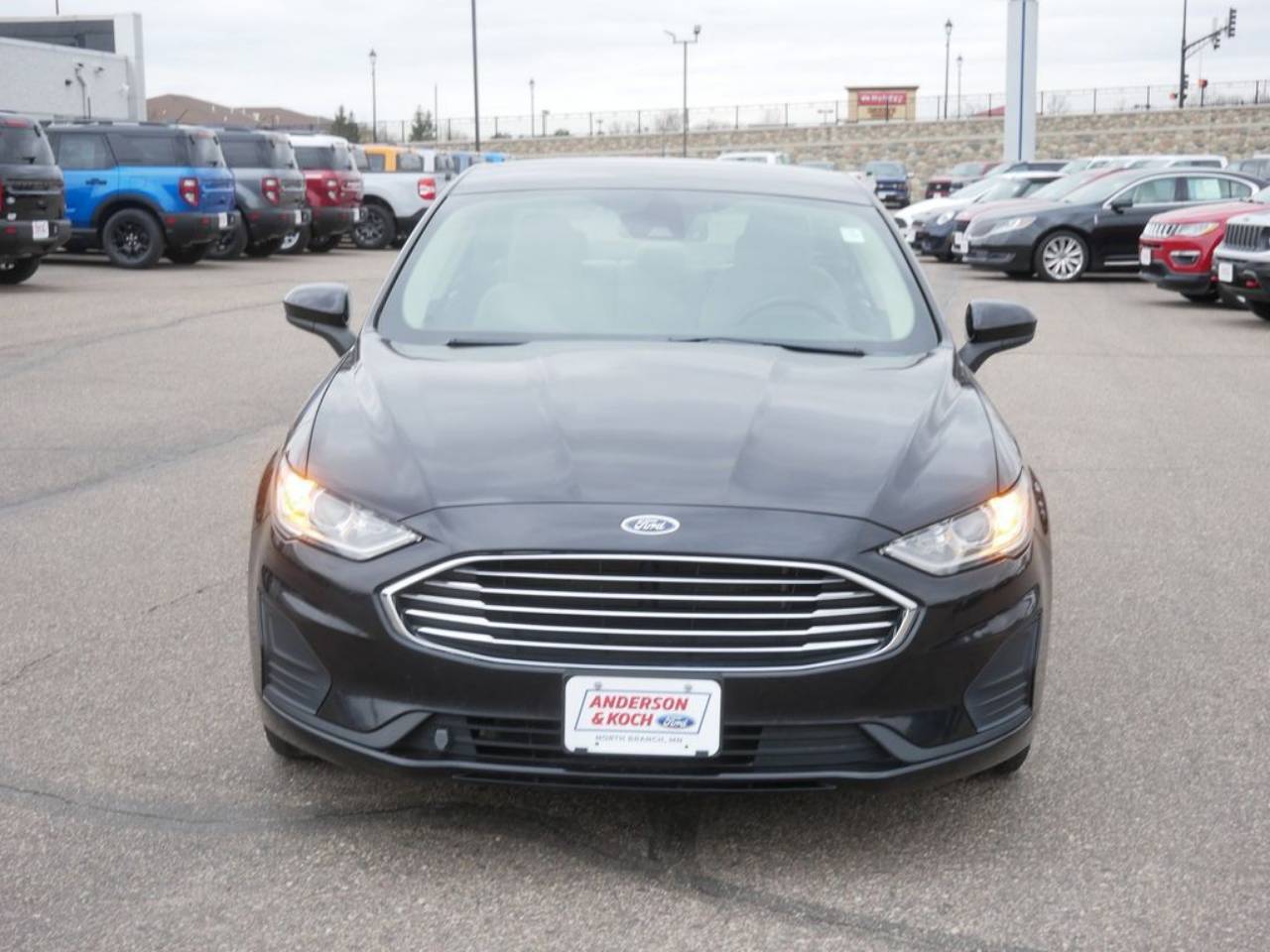 Used 2019 Ford Fusion S with VIN 3FA6P0G75KR215780 for sale in North Branch, Minnesota