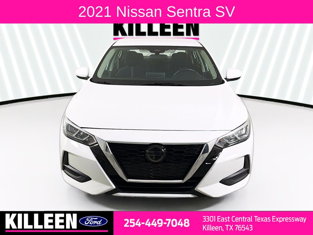 Used 2021 Nissan Sentra SV with VIN 3N1AB8CV3MY229145 for sale in Killeen, TX
