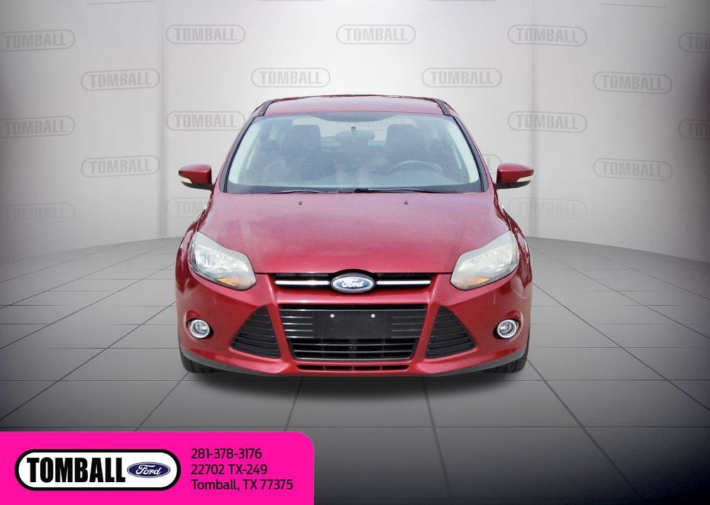 Used 2014 Ford Focus Titanium with VIN 1FADP3N2XEL362891 for sale in Tomball, TX