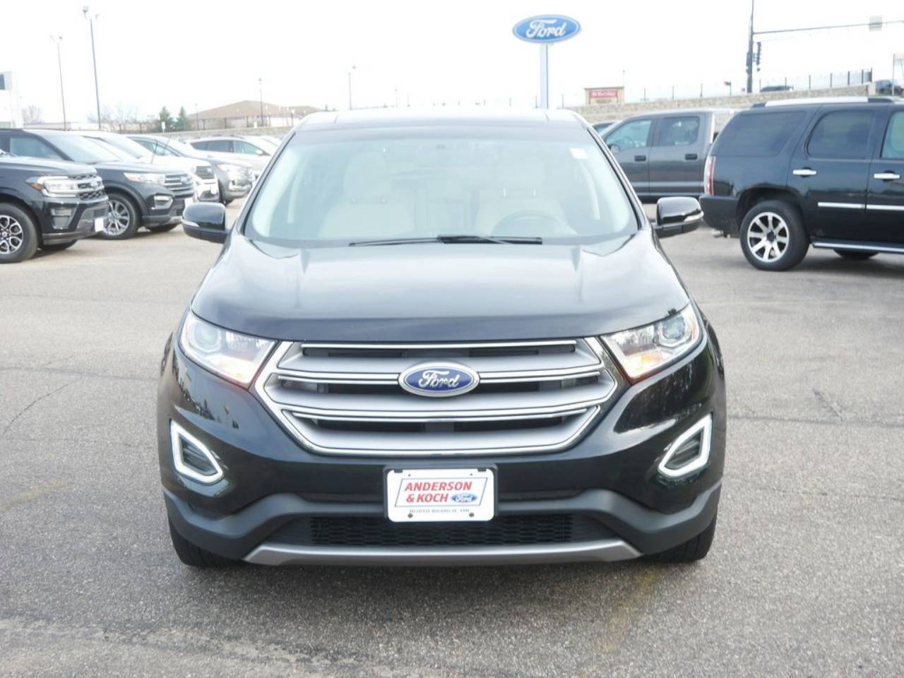 Used 2016 Ford Edge Titanium with VIN 2FMPK4K9XGBC16843 for sale in North Branch, Minnesota