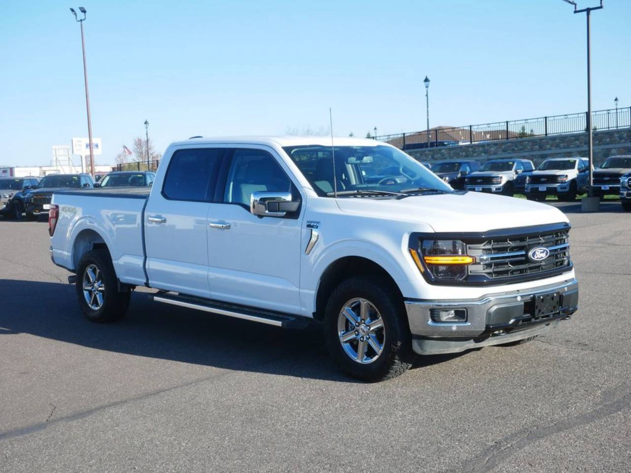 Used 2025 Ford F-150 XLT with VIN 1FTFW3L50SKD85729 for sale in North Branch, Minnesota