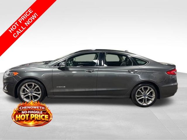 Used 2019 Ford Fusion Hybrid Titanium with VIN 3FA6P0RU6KR187801 for sale in Clarksburg, WV