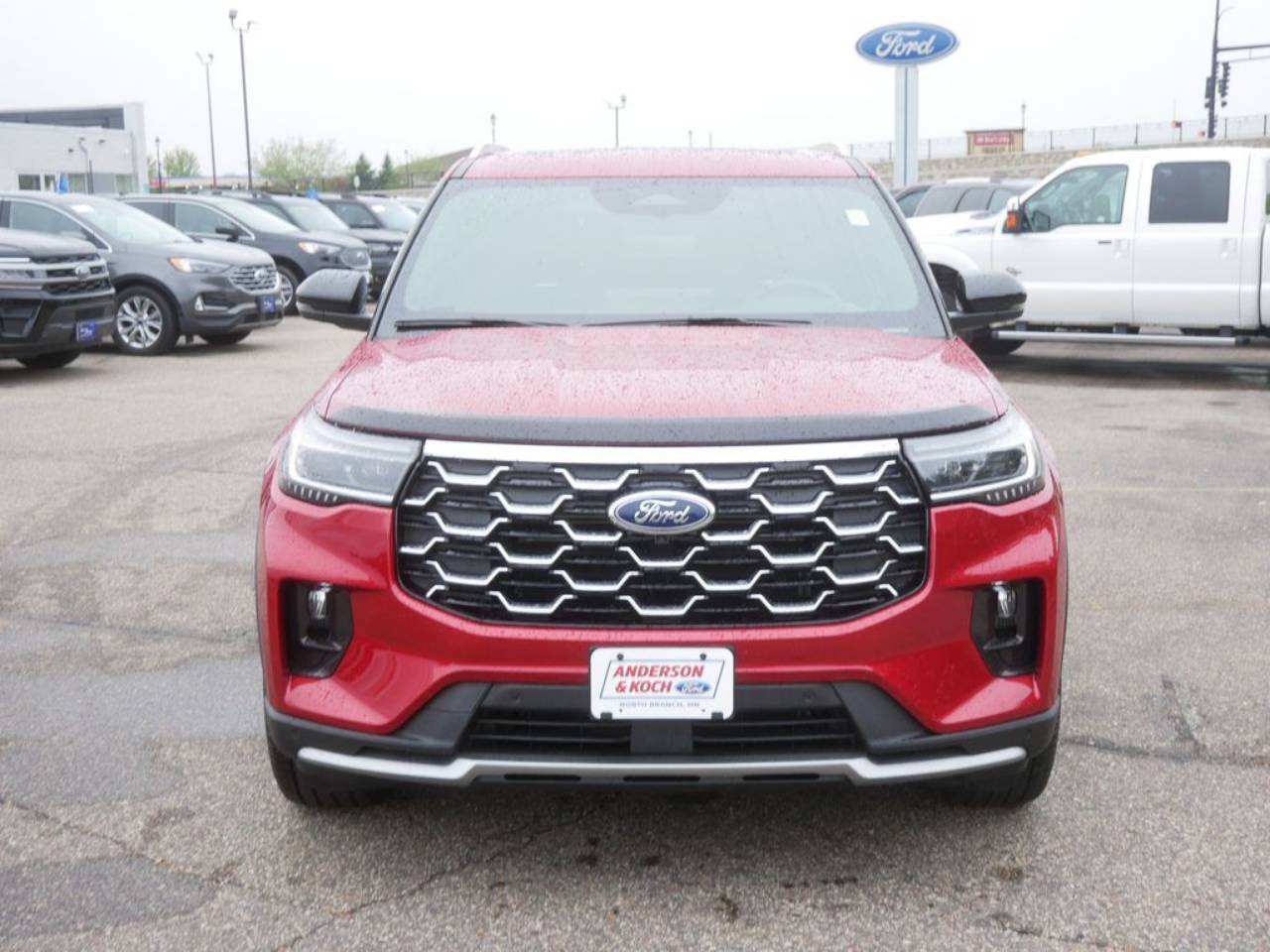 Used 2025 Ford Explorer Platinum with VIN 1FMWK8HC8SGB39929 for sale in North Branch, Minnesota