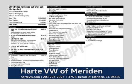 2005 Dodge RAM 2500 SLT