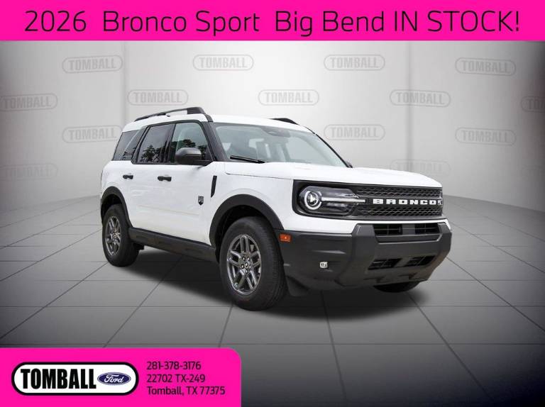 2026 Ford Bronco Sport BIG Bend