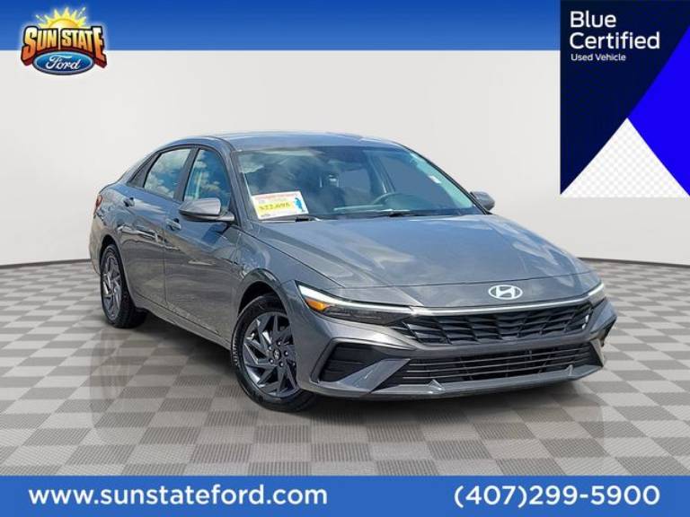 2025 Hyundai Elantra Hybrid Blue